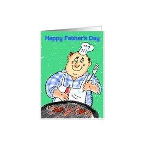  King of the Grill   Fathers Day Humor Card Health 