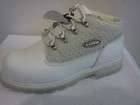 LUGZ CAMP CRAFT 110 WHITE/LT GREY SIZE 7M WOMENS BOOTS NEW IN BOX