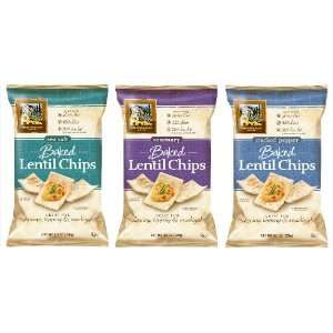Mediterranean Snacks Baked Lentil Chips Grocery & Gourmet Food