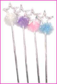 12 Jewel Star Wands Girls Costume Party Favor Wand  