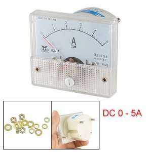   DC 0 5A Rectangle Analog Ampere Panel Meter Gauge