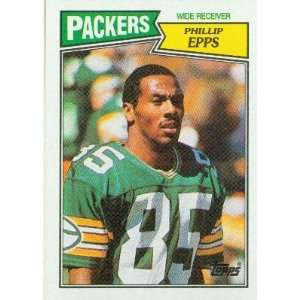  1987 Topps #355 Phillip Epps RC   Green Bay Packers (RC 