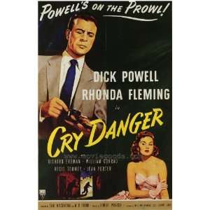  Cry Danger (1951) 27 x 40 Movie Poster Style A