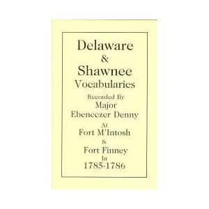  Delaware and Shawnee Vocabularies 
