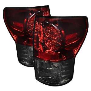  Toyota Tundra 07 08 09 LED Tail lights   Red Smoke (Pair 