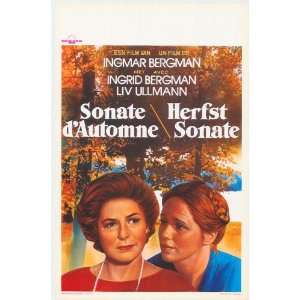  Autumn Sonata (1978) 27 x 40 Movie Poster Belgian Style A 
