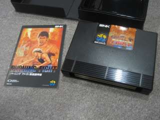 NEO GEO AES Street action Burning fight Rom Video game japan SNK CORP 