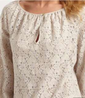 Tory Burch Rose Lace Blouse ( Size 4 )  