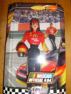 NIB Nascar Barbie #94 McDonalds Drive Thru, Bill Elliot  