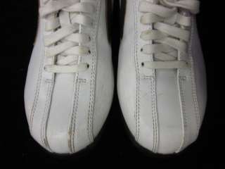 CALLAWAY GOLF White Lace Up Leather Walking Shoes Sz 4  