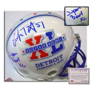 Lofa Tatupu Seattle Seahawks Autographed Super Bowl XL Mini Helmet 
