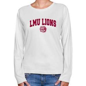  NCAA Loyola Marymount Lions Ladies White Logo Arch Long 