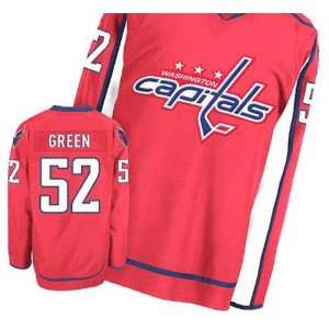  Wholesale Washington Capitals #52 Mike Green Red Hockey Jersey NHL 