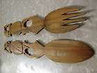 african spoons wooden spoon African carvings  