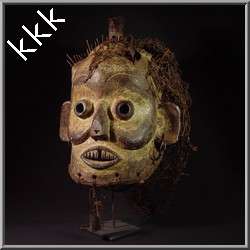 30854) GROSSE Maske Suku Kongo Afrika  