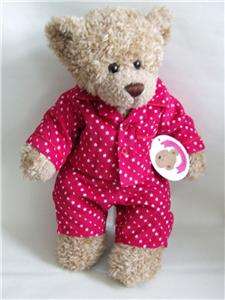 Red cosy cotton Moon & Star PJs fits 15 Build a Bear  