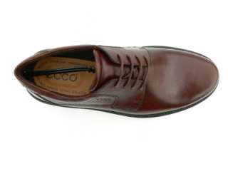NEW ECCO Dark Brown / Rust BOSTON Mens Leather Oxfords EUR 44 US 10 