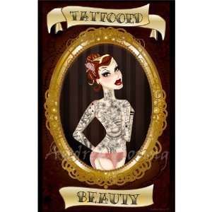  Tattooed Beauty by Andrea Young Paper Fine Art Color Print 