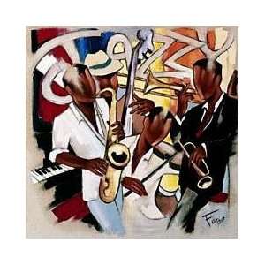  Jazzy Music by Pierre Farel. size 27.5 inches width by 27 