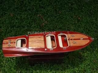CHRIS CRAFT TRIPLE COCKPIT WOOD SPEED BOAT MODEL   CAN BE CONVERT TO 