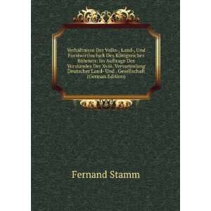   Land  Und . Gesellschaft (German Edition) Fernand Stamm Books