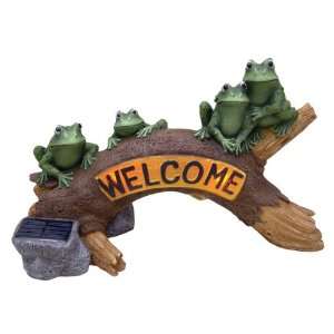  DHI/ACCENTS Small Frogs Solar Welcome Sold in packs of 4 