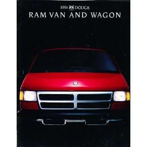 1994 Dodge Ram Van Wagon Sales Brochure 