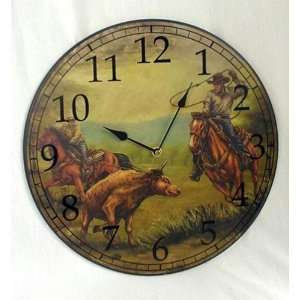  Vintage Western Wall Clock