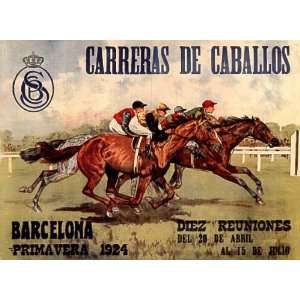  HORSE RACE JOCKEY CARRERAS DE CABALLOS BARCELONA SPRING 