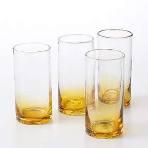  Bobby Flay Ombre 4 pc. Highball Glass Set Kitchen 