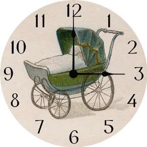  Baby Carriage Wall Clock