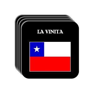  Chile   LA VINITA Set of 4 Mini Mousepad Coasters 