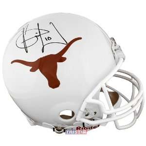 Vince Young Autographed University of Texas Longhorns Authentic Full 