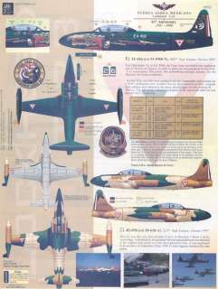 Aztec Decals 1/48 T 33 MEXICAN AIR FORCE 45 YEARS  
