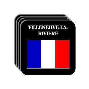  France   VILLENEUVE LA RIVIERE Set of 4 Mini Mousepad 