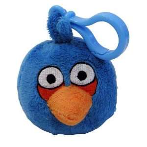  Angry Birds Plush Backpack Clip Blue Bird Toys & Games