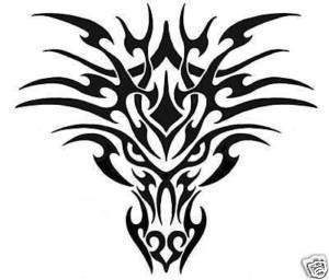 Reusable Stencil for Airbrush  dragon 09 (Large size)  