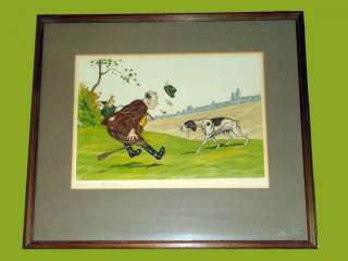 Erreur Mistake Color Etching 9 X 12 Framed Picture Signed by Boris 