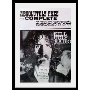  Frank Zappa kill ugly radio poster approx 34 x 24 inch 