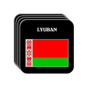  Belarus   LYUBAN Set of 4 Mini Mousepad Coasters 