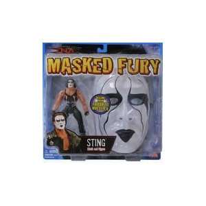  TNA Wrestling Masked Fury Action Figure with Mask Sting 