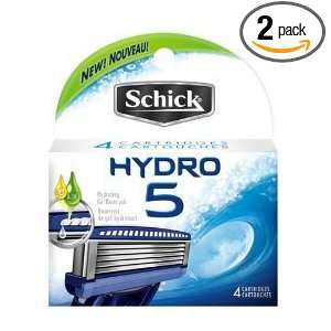  Schick Hydro 5 Blade Razor Cartridge Refill 4 ct, 2 pack 