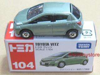 Takara Tomy Tomica 104 Toyota Vitz 1/66 Diecast Car  