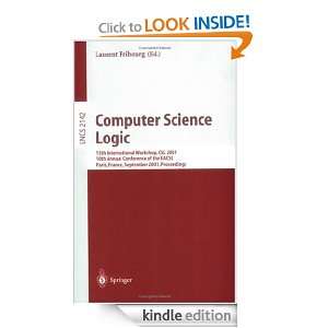   10 13, 2001 Proceedings Laurent Fribourg  Kindle Store