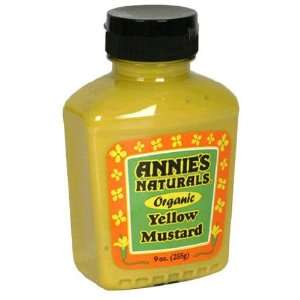 Annies Homegrown Organic Yellow Mustard, 9 oz  Grocery 