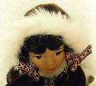 Alaskan Friends Traditional Alaskan Eskimo Doll with Fur Parka