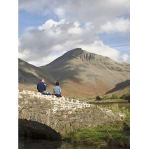  Two Walkers Pause, Looking to Great Gable 2949Ft, Wasdale 