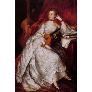  8 x 6 Mounted Print Gainsborough Ann Ford Mrs Philip 