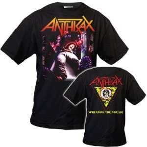   Distribution   Anthrax   Spreading The Disease T Shirt noir (M) Music