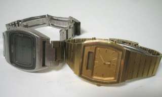 Vintage SEIKO Mens wrist watch 0139 5029 Digital LCD  